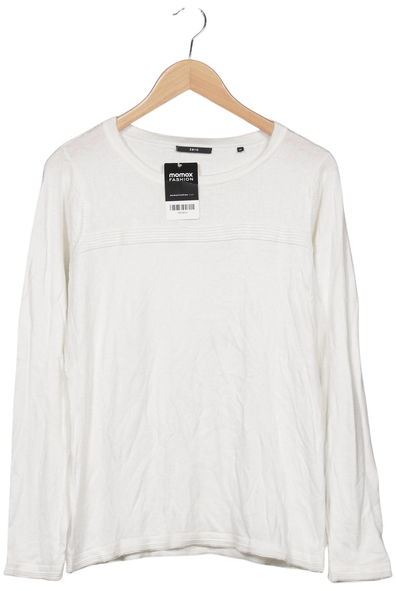 

Zero Damen Pullover, weiß, Gr. 40