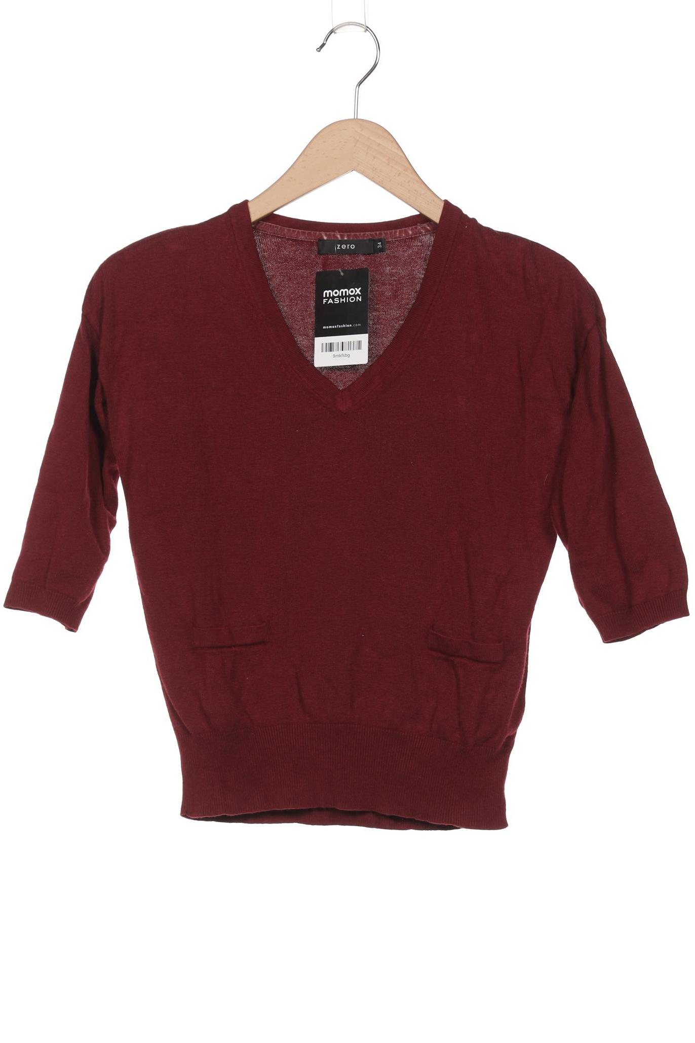 

Zero Damen Pullover, bordeaux, Gr. 34