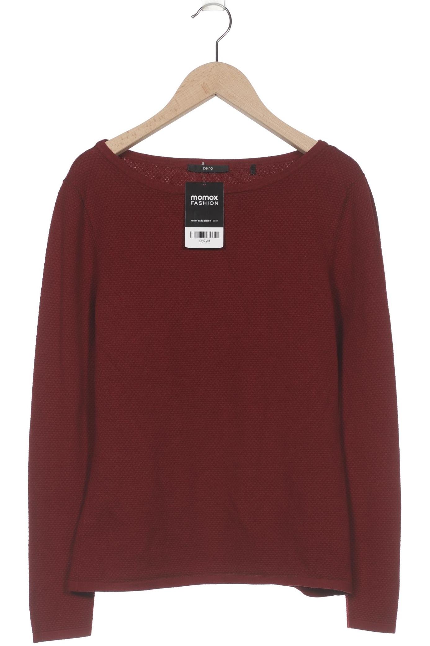 

Zero Damen Pullover, bordeaux, Gr. 38