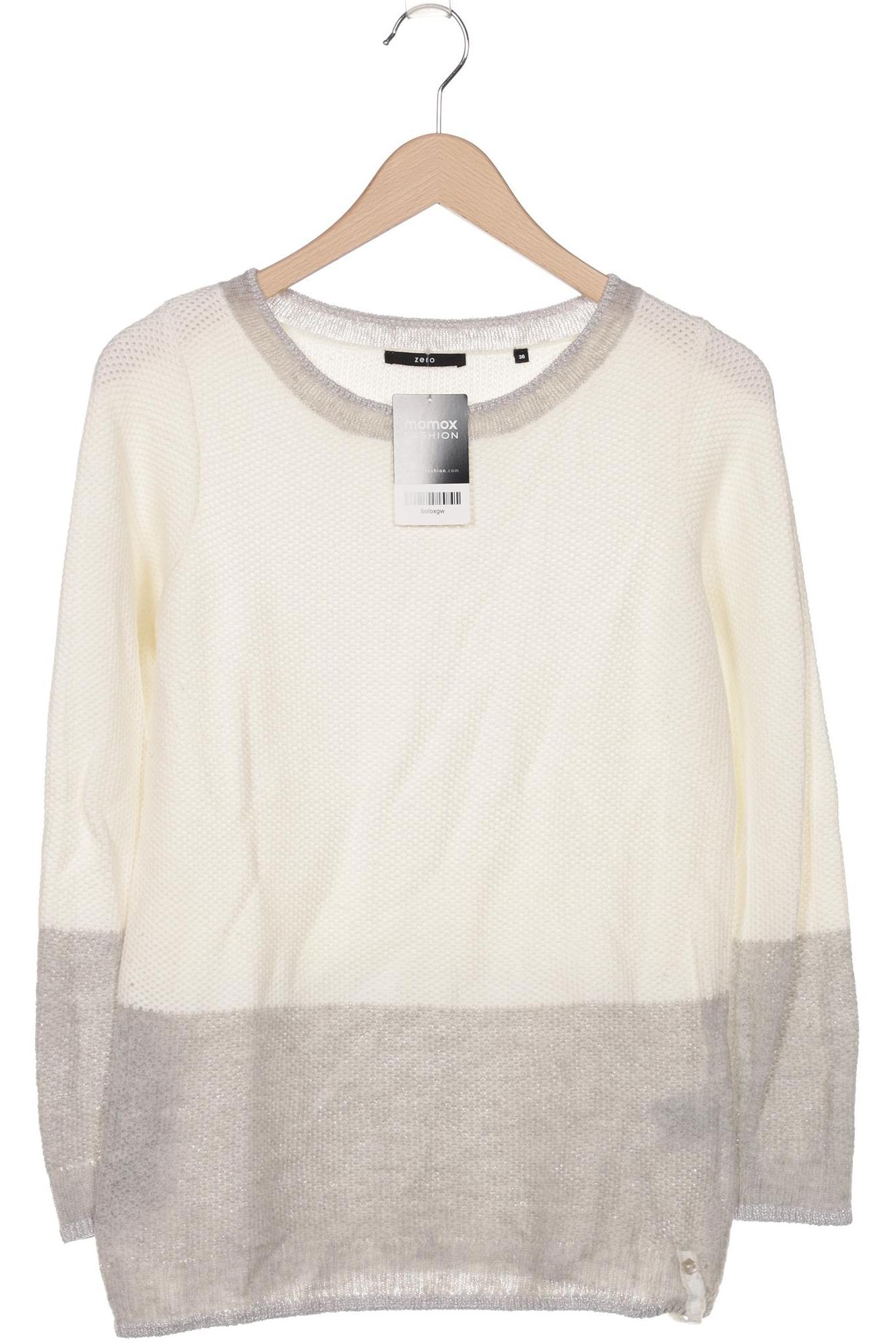 

Zero Damen Pullover, weiß, Gr. 36