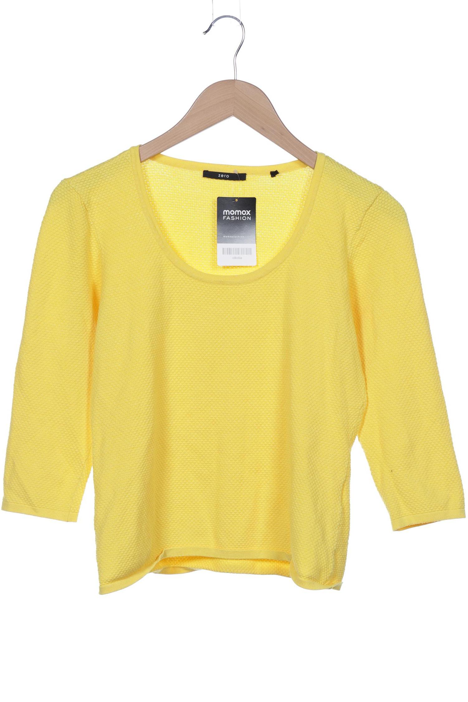 

Zero Damen Pullover, gelb, Gr. 38