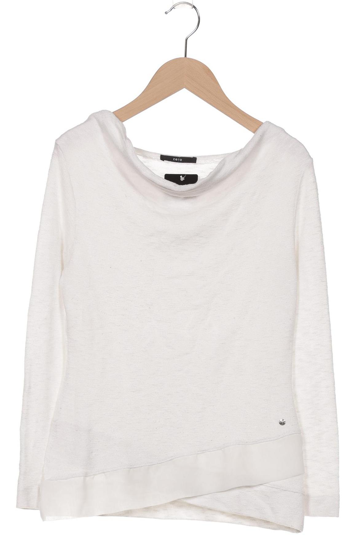 

Zero Damen Pullover, weiß, Gr. 34