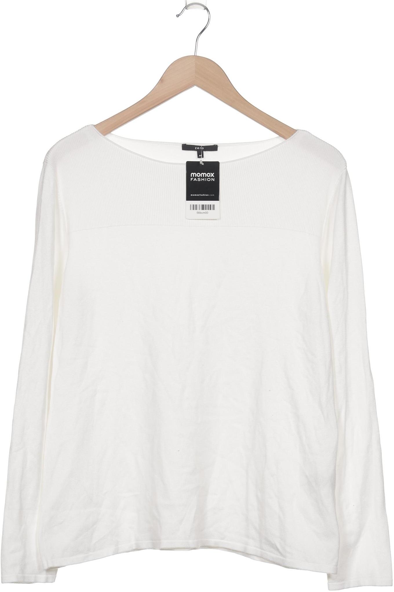 

Zero Damen Pullover, weiß, Gr. 44