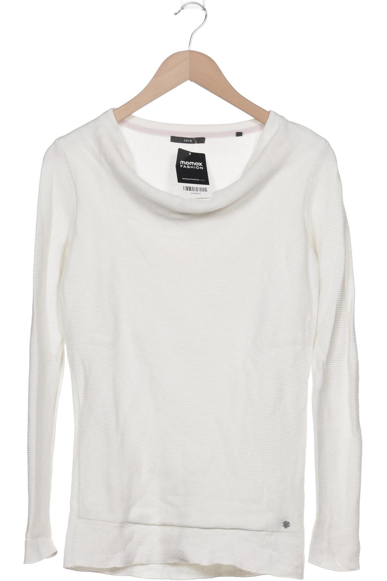 

Zero Damen Pullover, weiß, Gr. 40