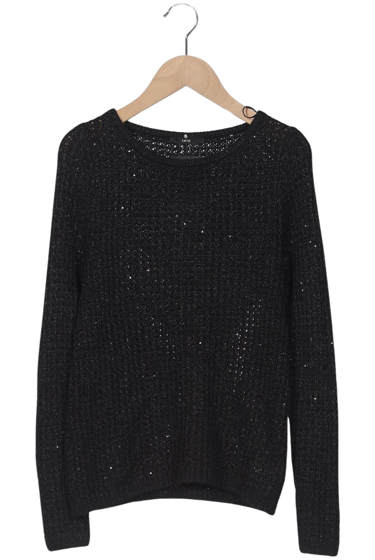 

Zero Damen Pullover, schwarz, Gr. 34