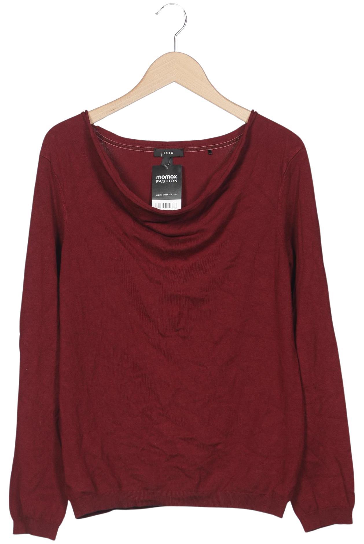 

Zero Damen Pullover, bordeaux, Gr. 42