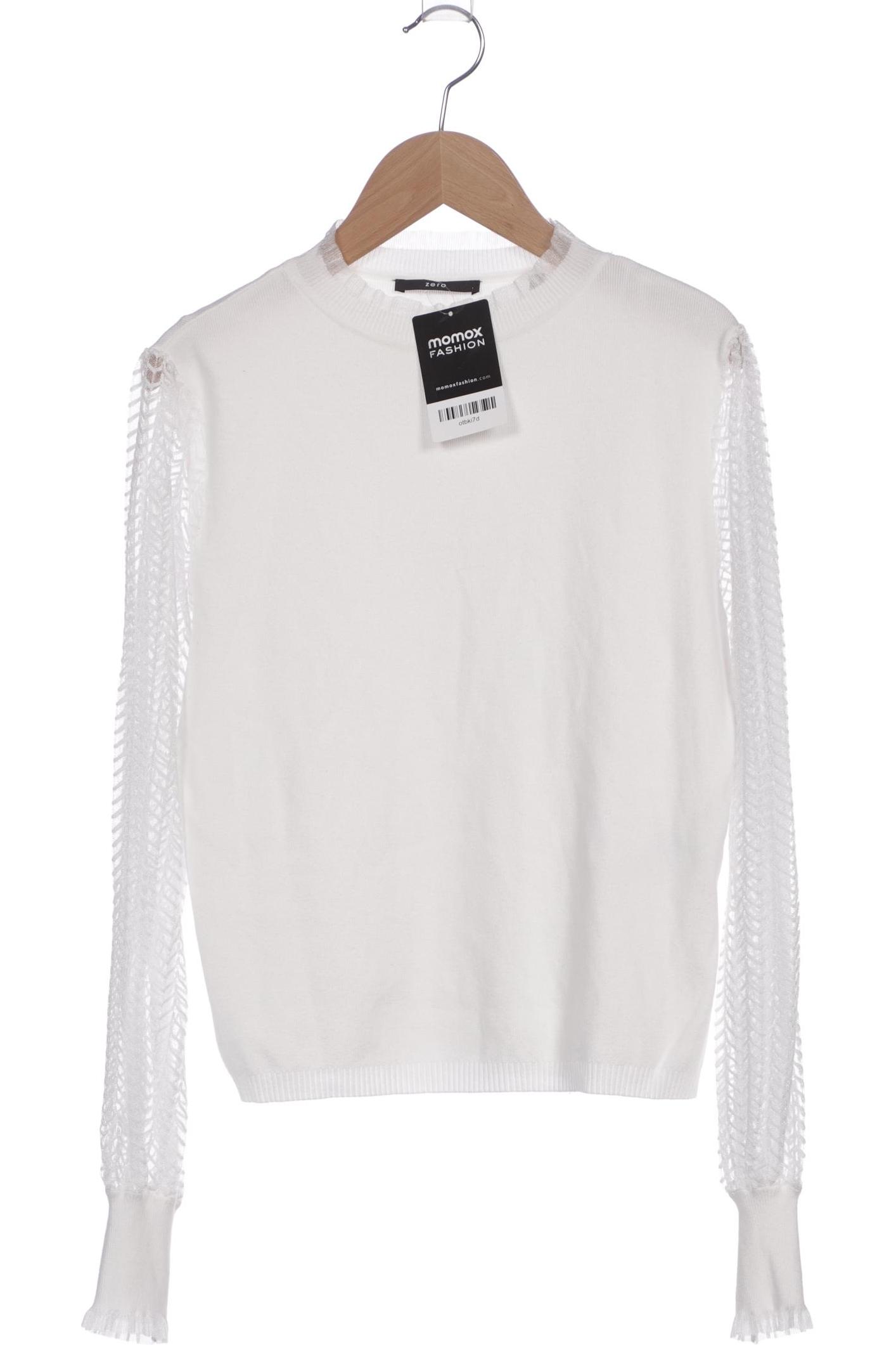 

Zero Damen Pullover, weiß, Gr. 34