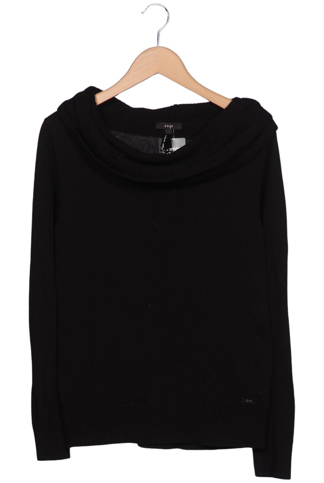 

Zero Damen Pullover, schwarz, Gr. 42