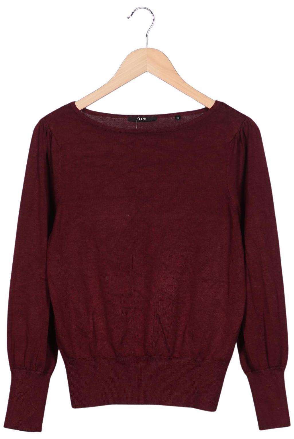 

Zero Damen Pullover, bordeaux, Gr. 38