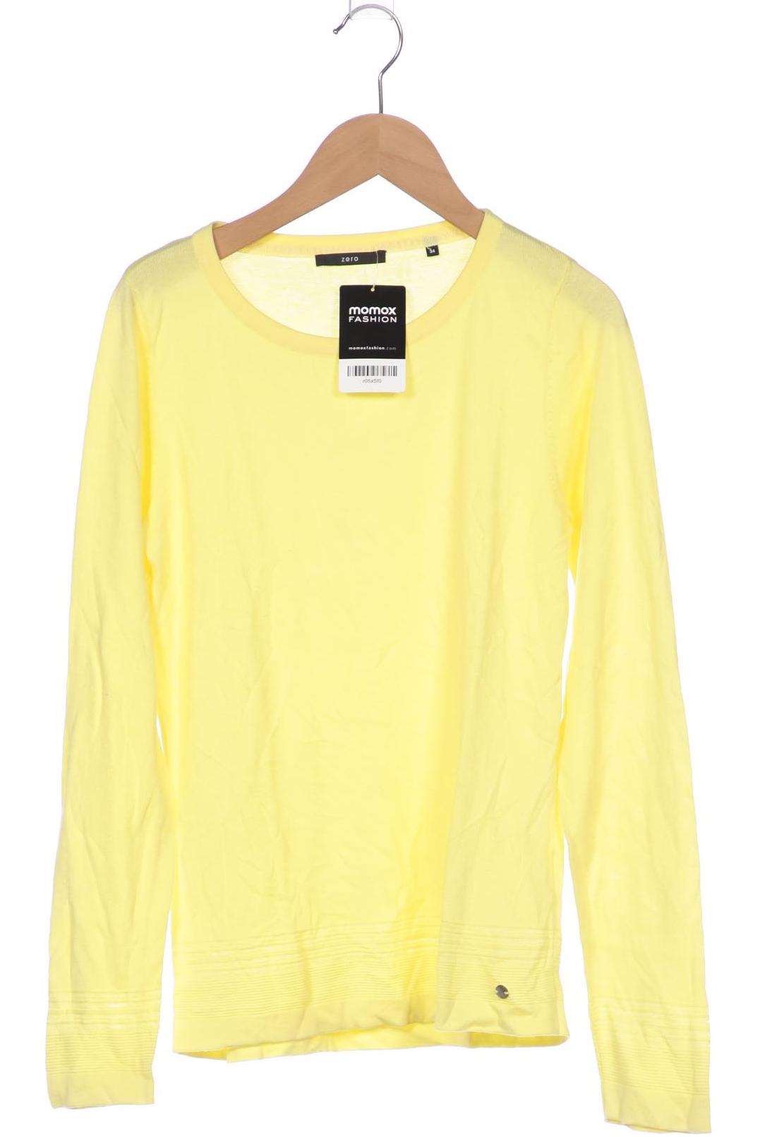 

Zero Damen Pullover, gelb, Gr. 34