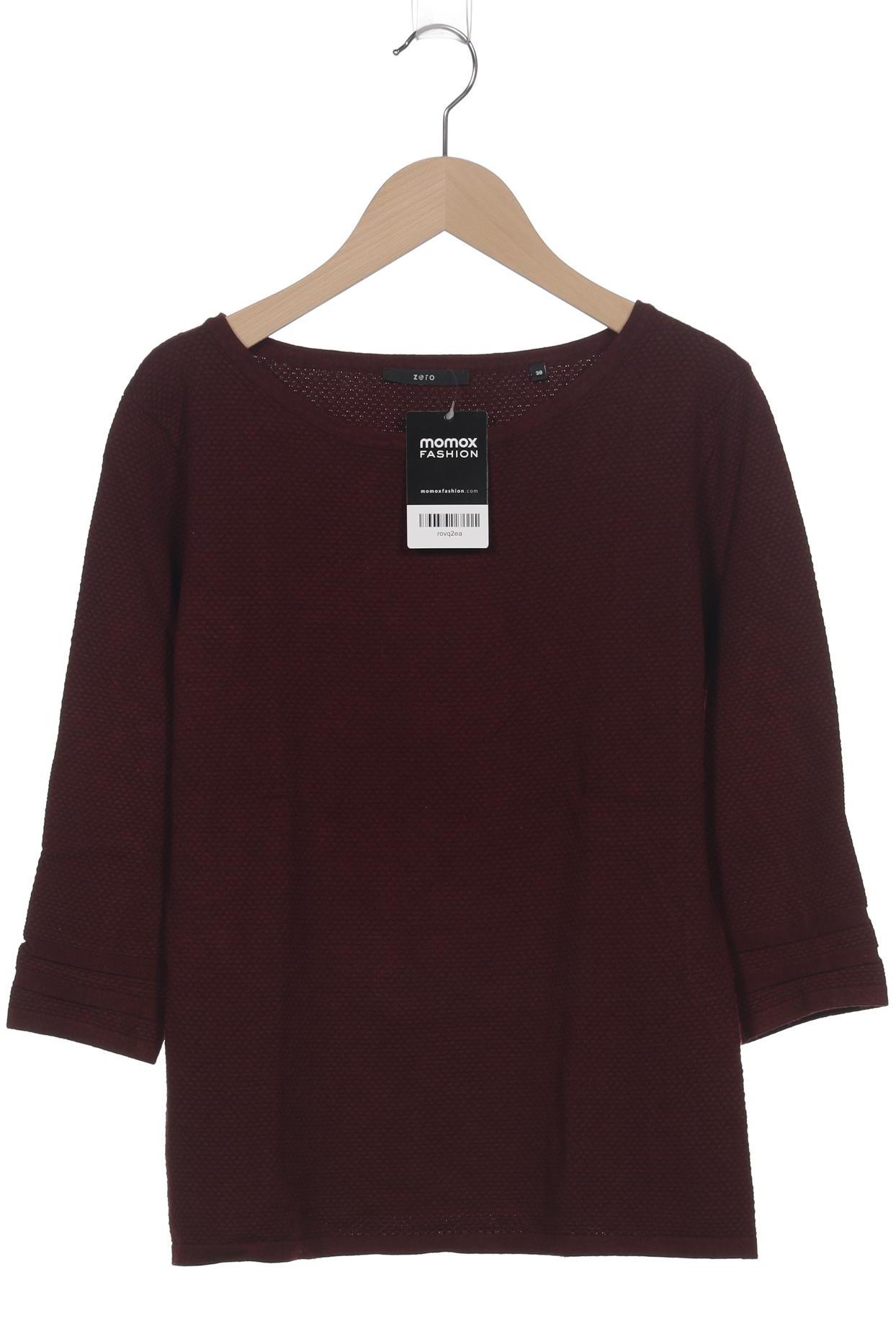 

Zero Damen Pullover, bordeaux, Gr. 38