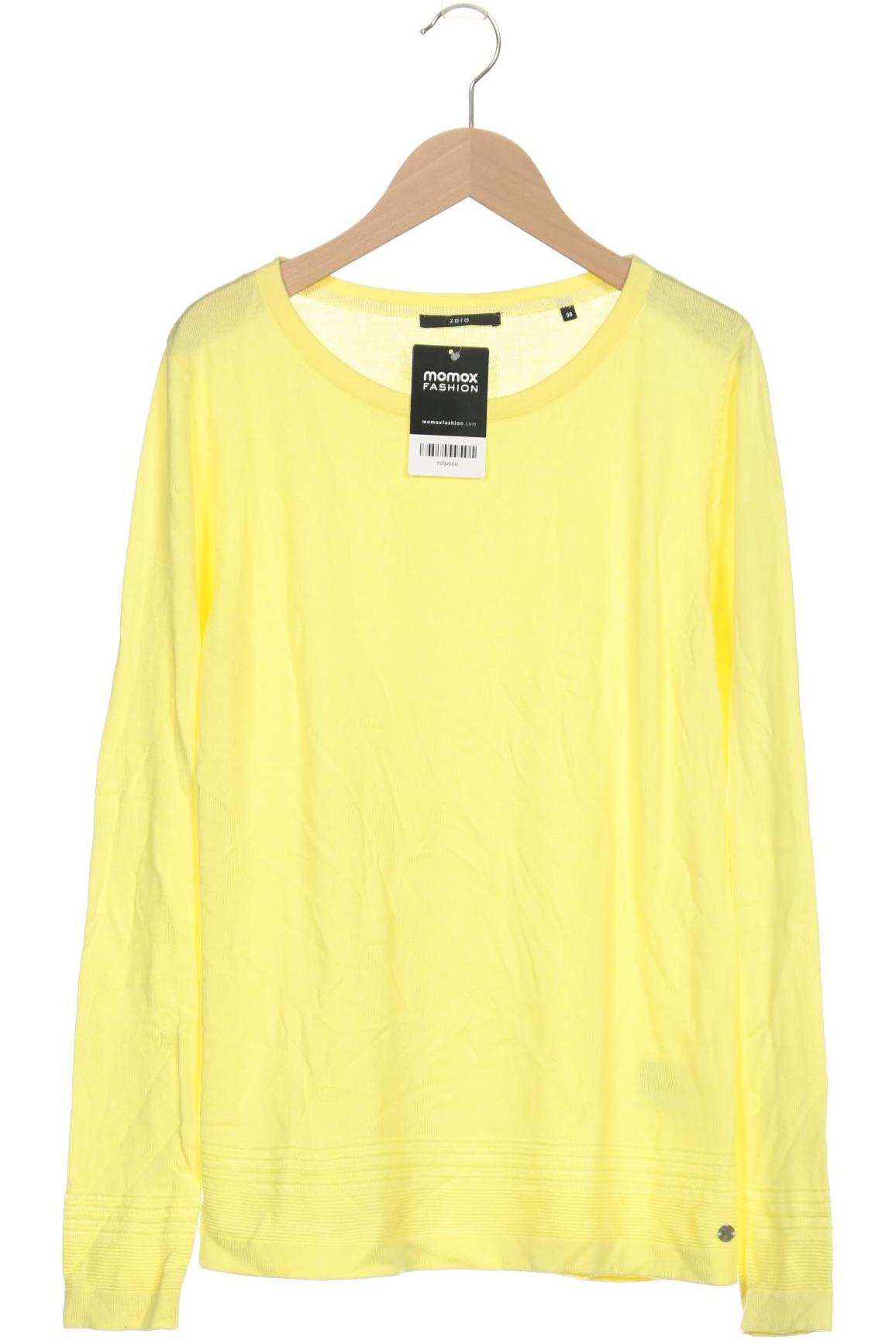 

Zero Damen Pullover, gelb, Gr. 38