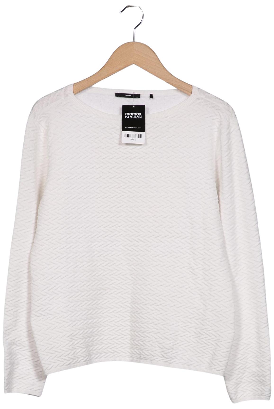 

Zero Damen Pullover, weiß, Gr. 40