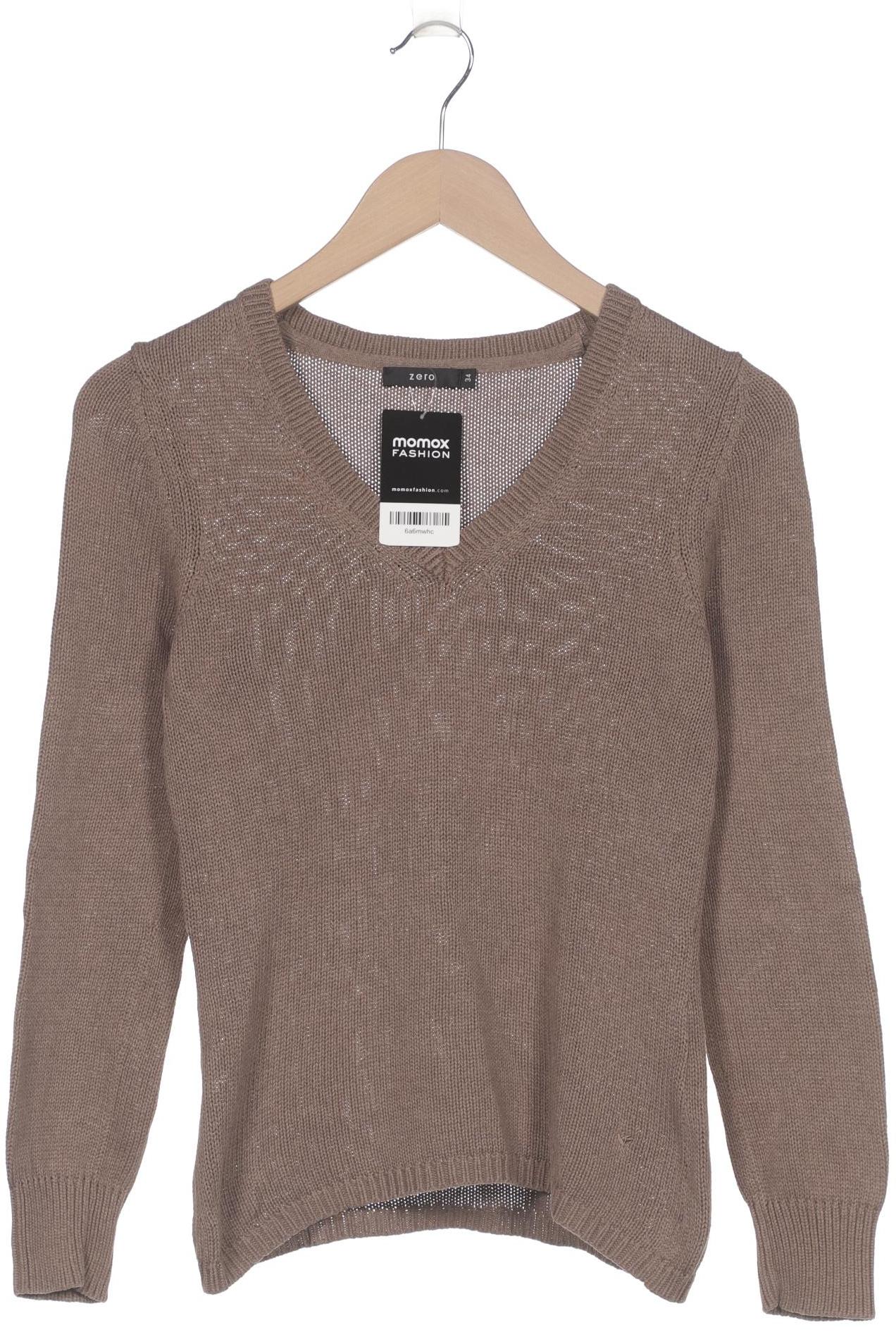 

Zero Damen Pullover, braun, Gr. 34