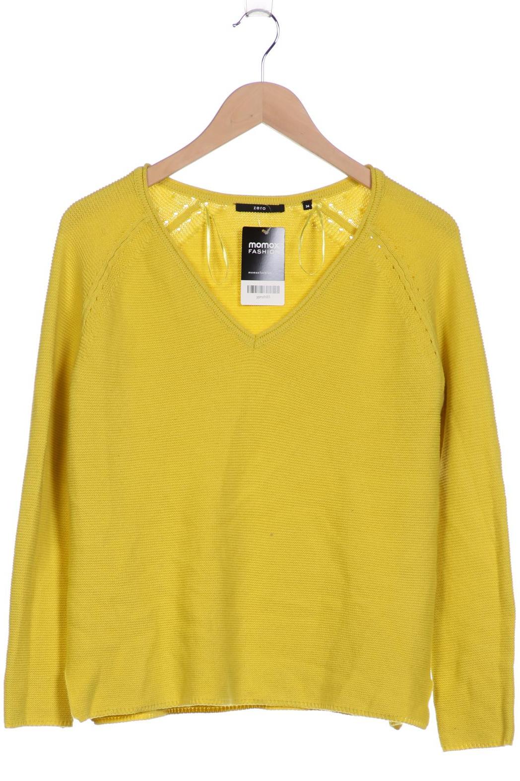 

Zero Damen Pullover, gelb, Gr. 34