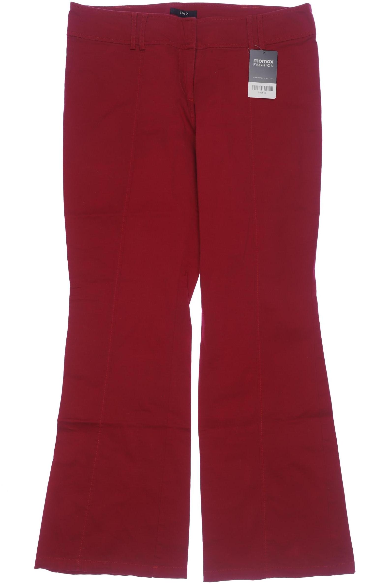 

Zero Damen Stoffhose, bordeaux, Gr. 42