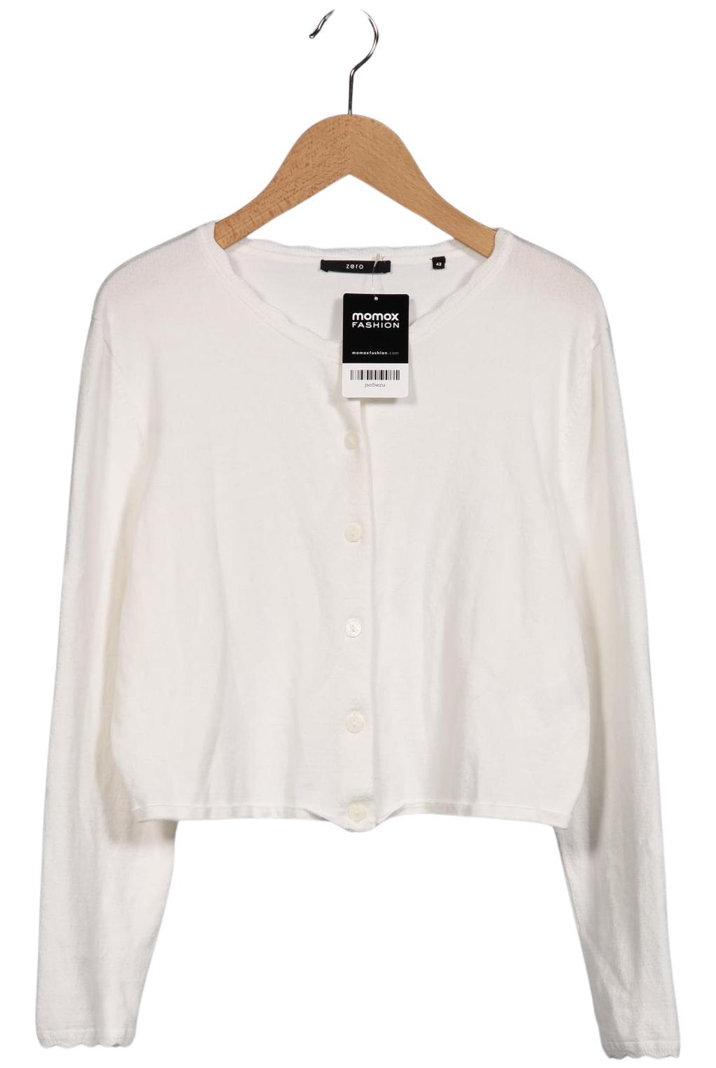 

Zero Damen Strickjacke, weiß, Gr. 42