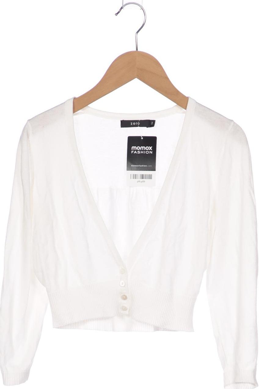 

Zero Damen Strickjacke, weiß, Gr. 34