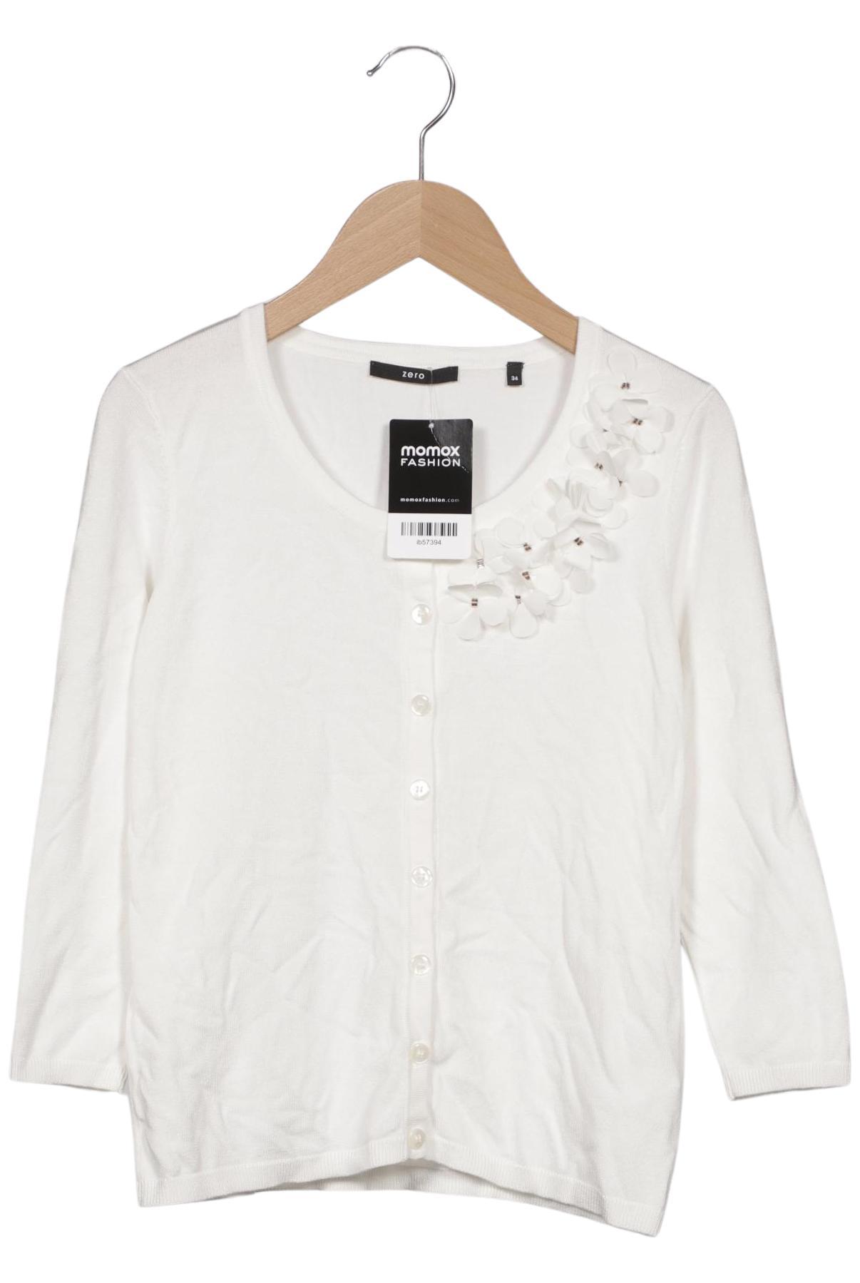 

Zero Damen Strickjacke, weiß, Gr. 34