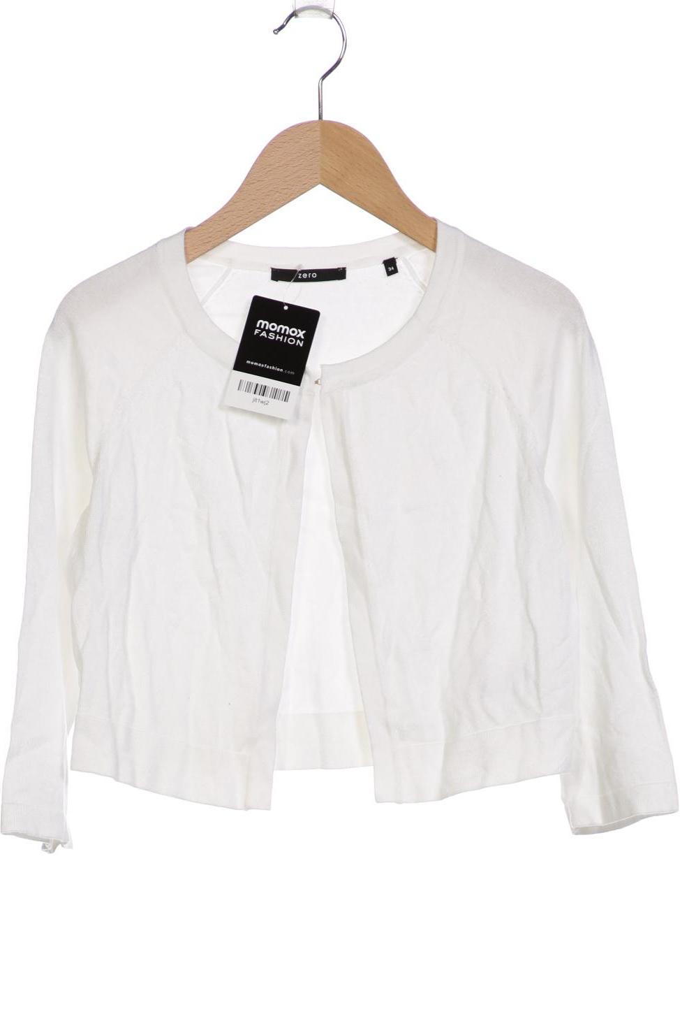 

Zero Damen Strickjacke, weiß, Gr. 34