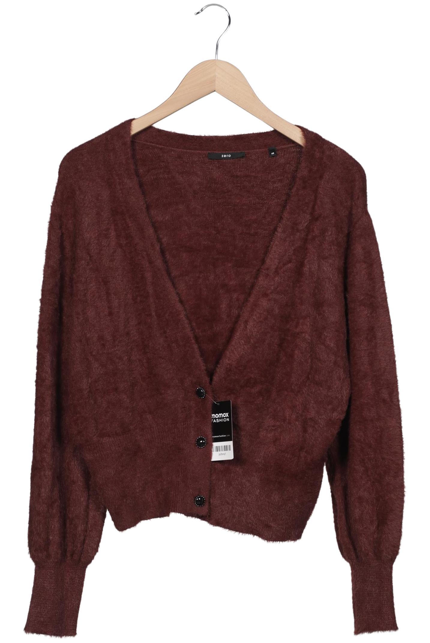 

Zero Damen Strickjacke, bordeaux, Gr. 42
