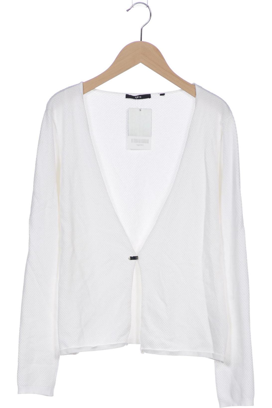 

Zero Damen Strickjacke, weiß, Gr. 42