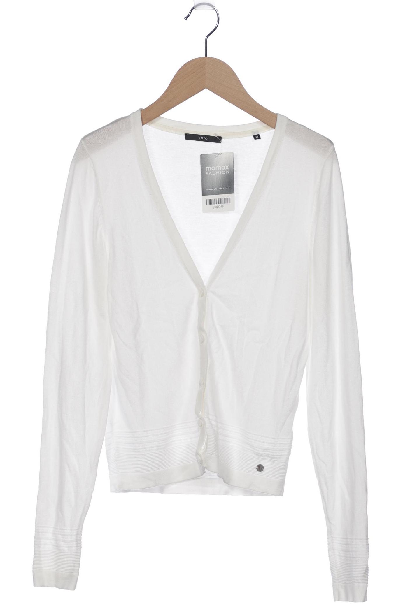 

ZERO Damen Strickjacke, weiß