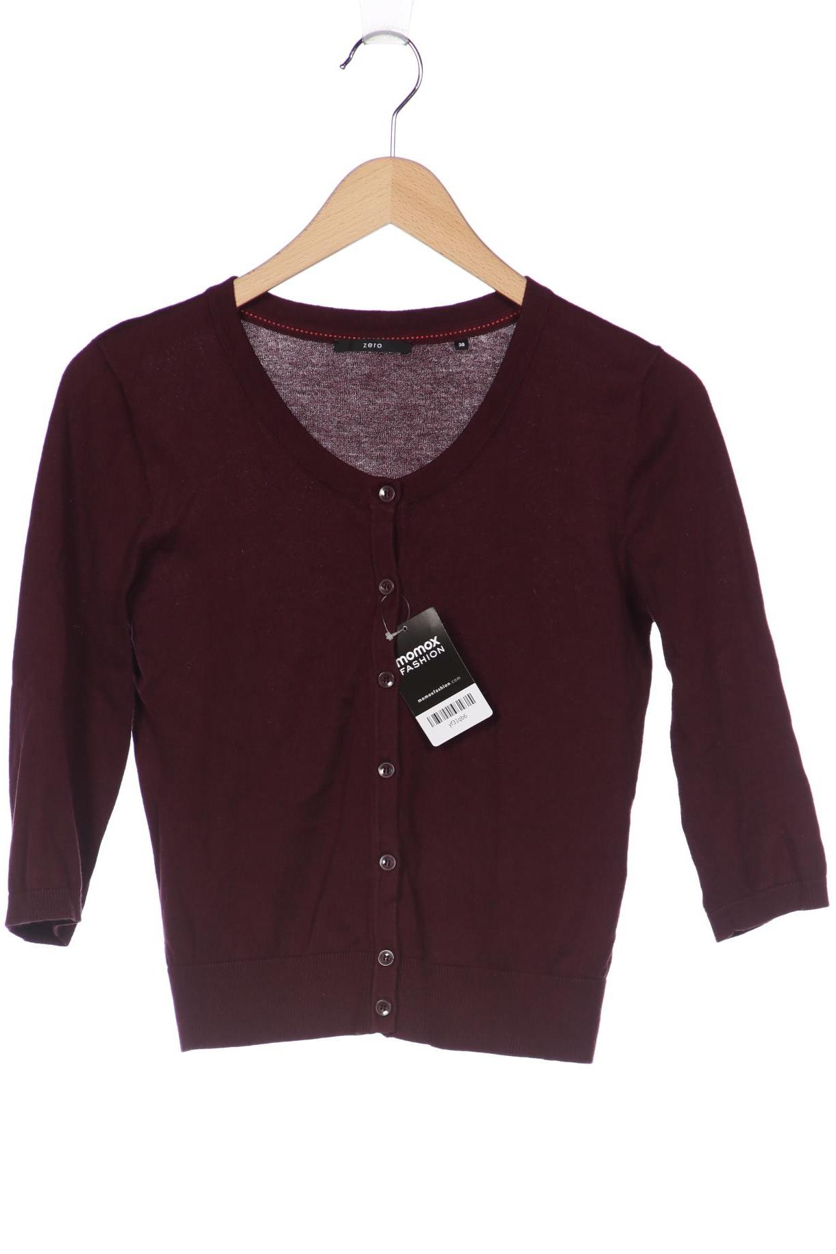 

Zero Damen Strickjacke, bordeaux, Gr. 38