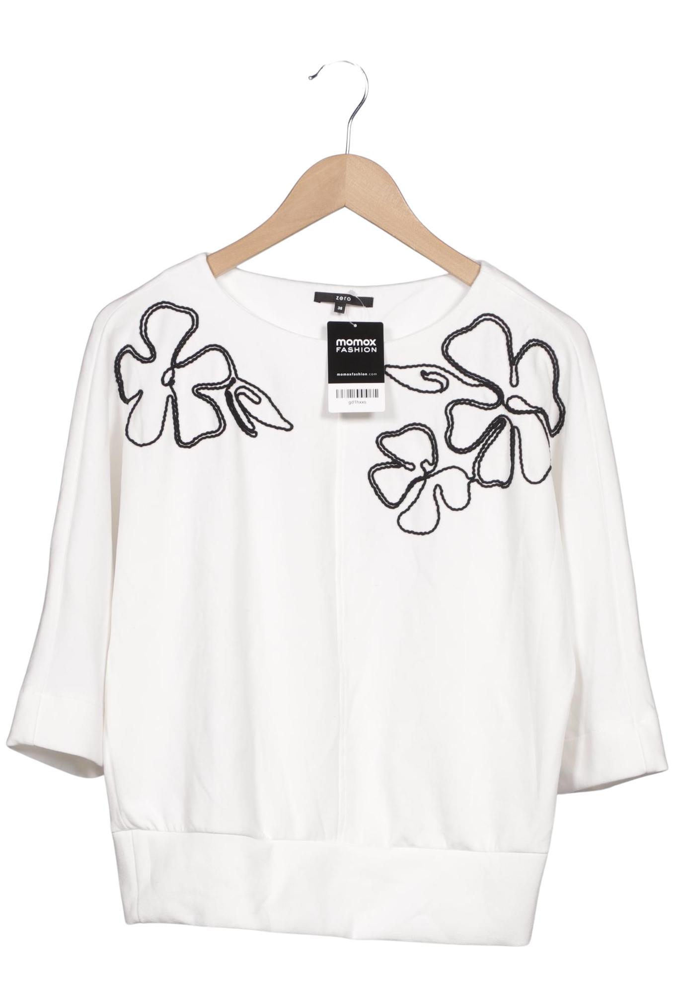 

Zero Damen Sweatshirt, weiß, Gr. 38