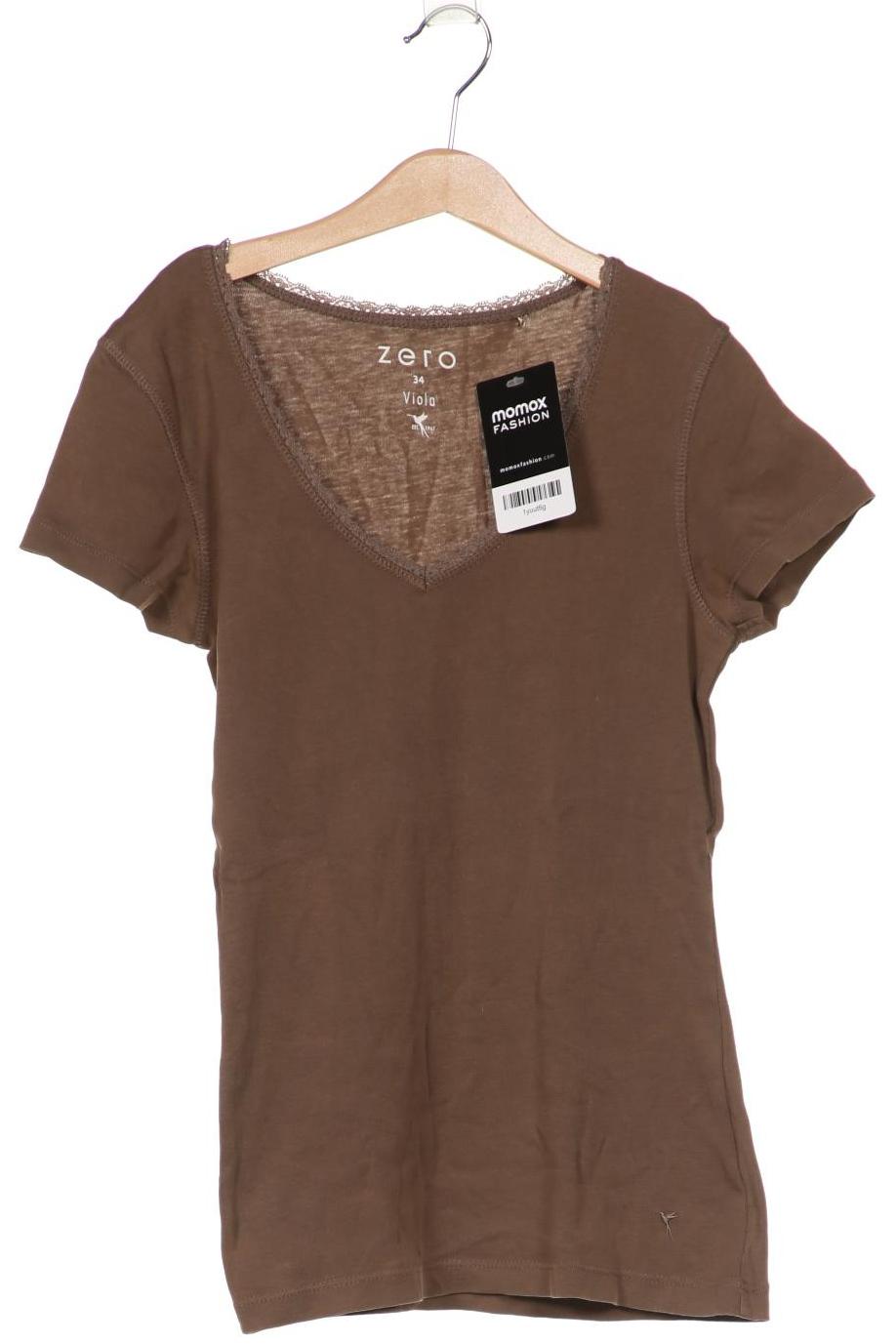 

Zero Damen T-Shirt, braun, Gr. 34