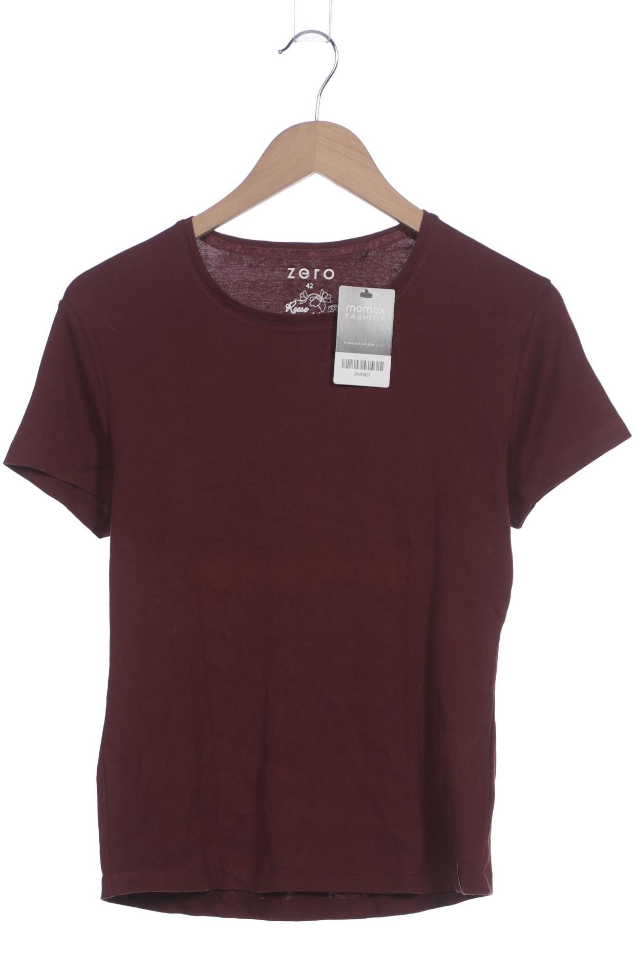 

Zero Damen T-Shirt, bordeaux, Gr. 42