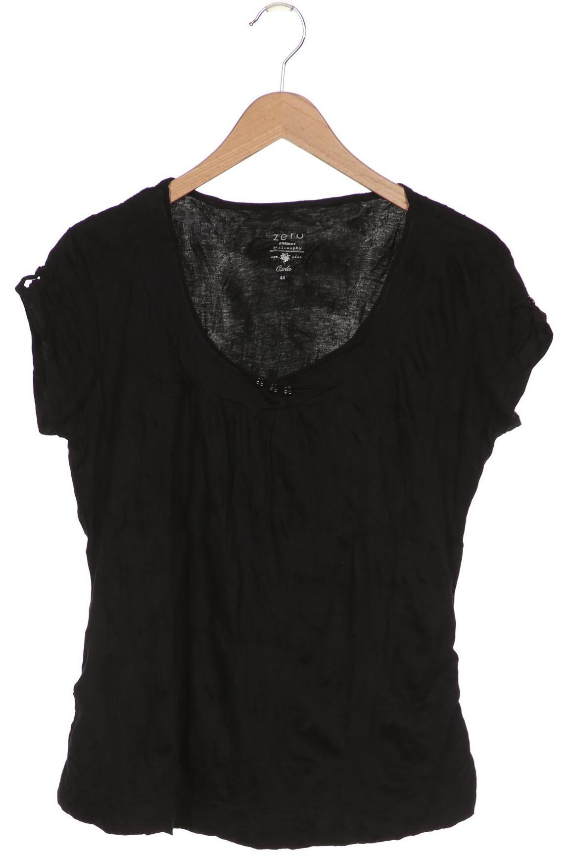 

Zero Damen T-Shirt, schwarz, Gr. 44
