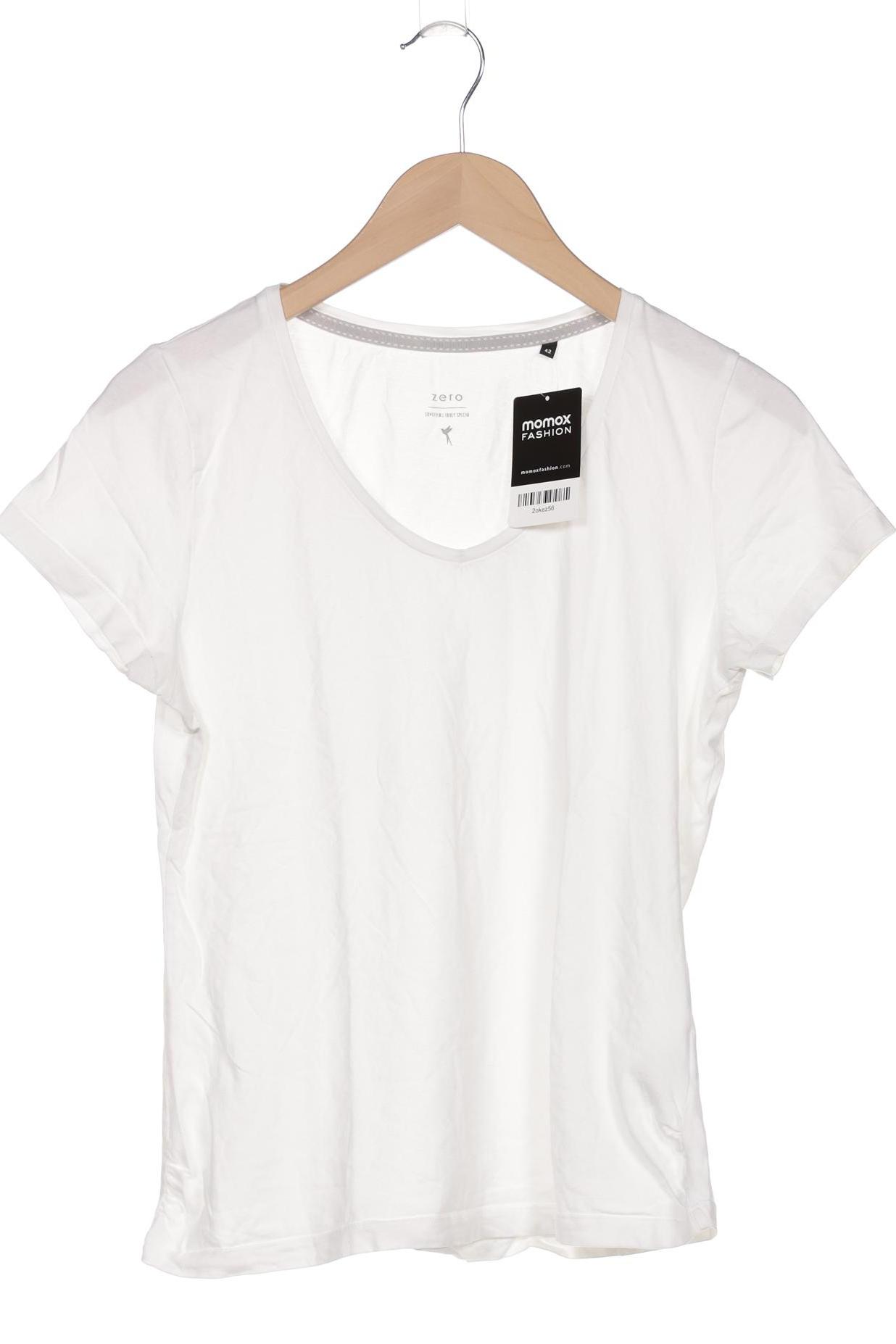 

Zero Damen T-Shirt, weiß, Gr. 42