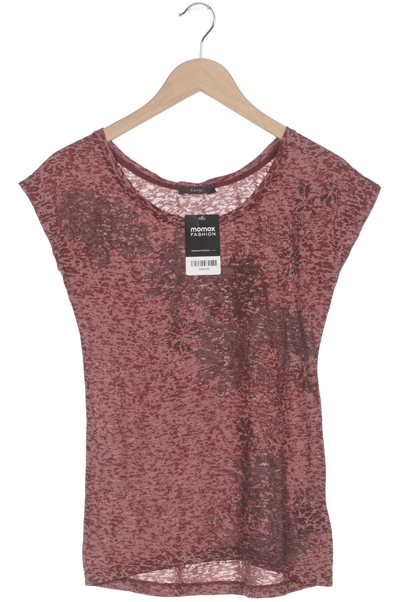 

Zero Damen T-Shirt, bordeaux, Gr. 34