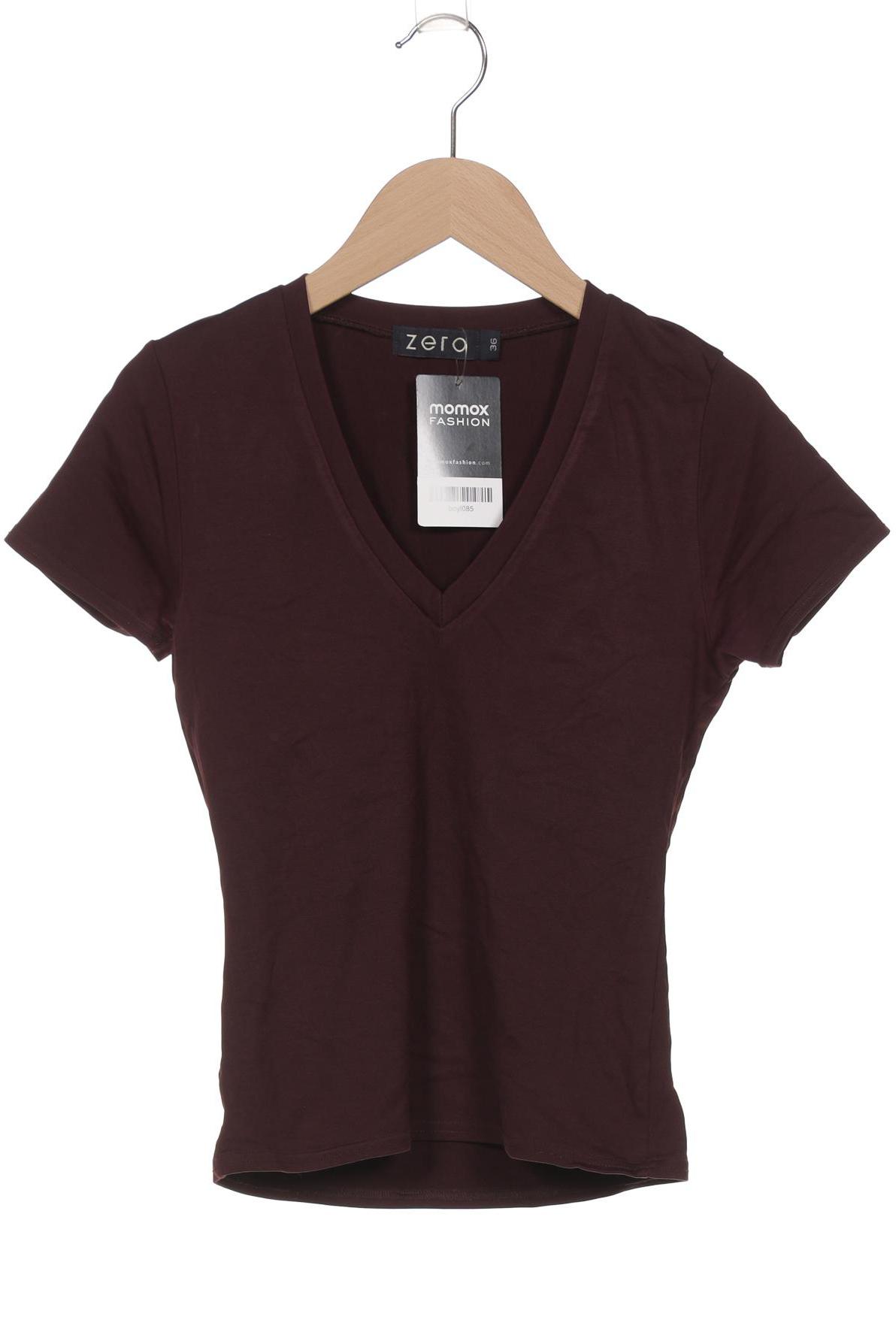 

Zero Damen T-Shirt, bordeaux, Gr. 36