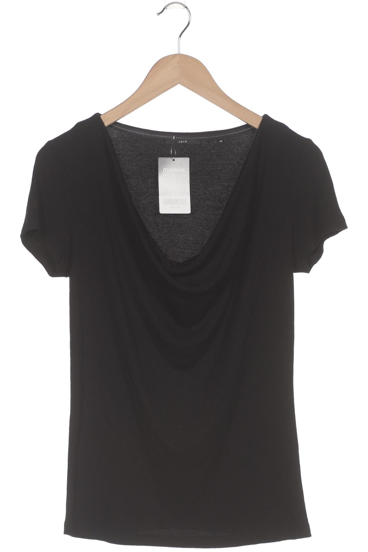 

Zero Damen T-Shirt, schwarz, Gr. 42