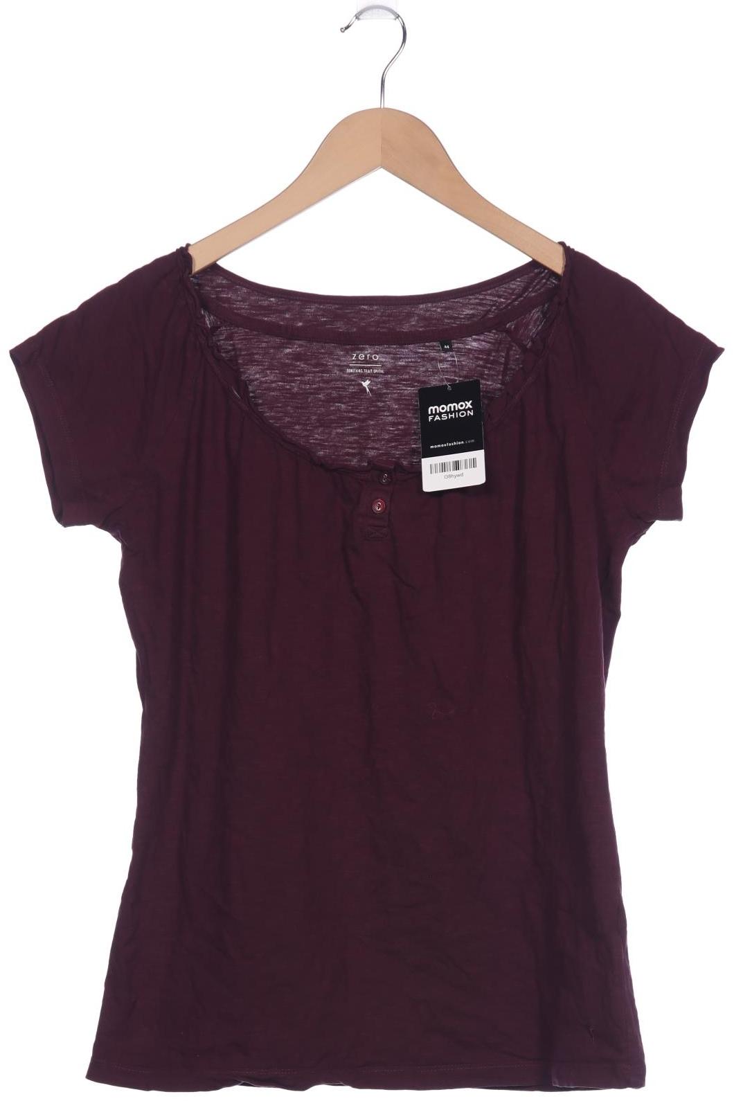

Zero Damen T-Shirt, bordeaux, Gr. 44