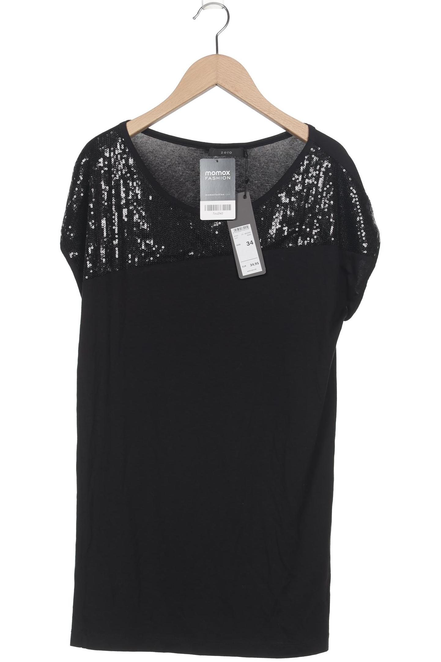 

Zero Damen T-Shirt, schwarz, Gr. 34
