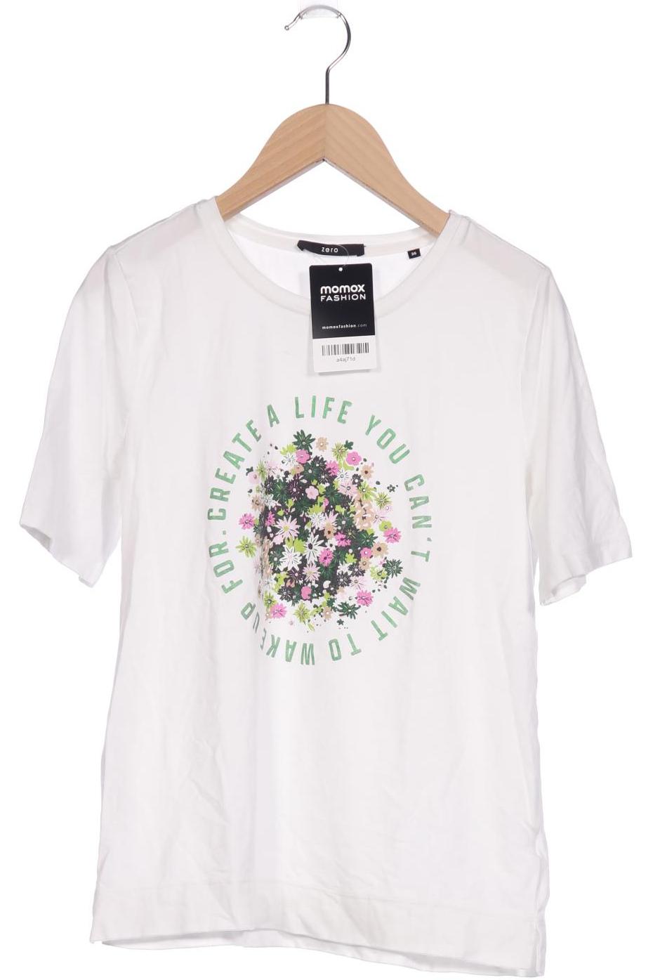 

Zero Damen T-Shirt, weiß, Gr. 36