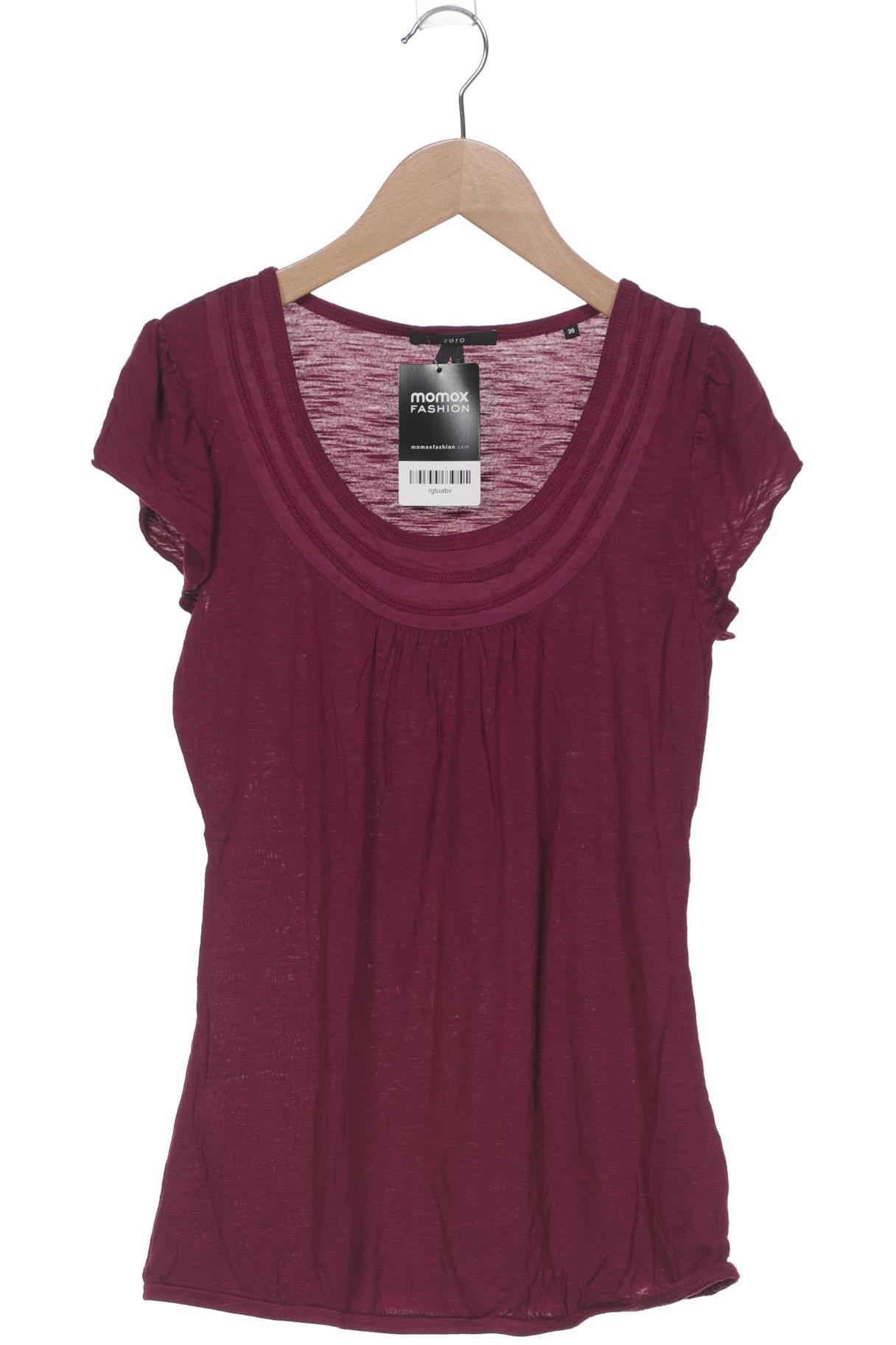 

Zero Damen T-Shirt, bordeaux, Gr. 36
