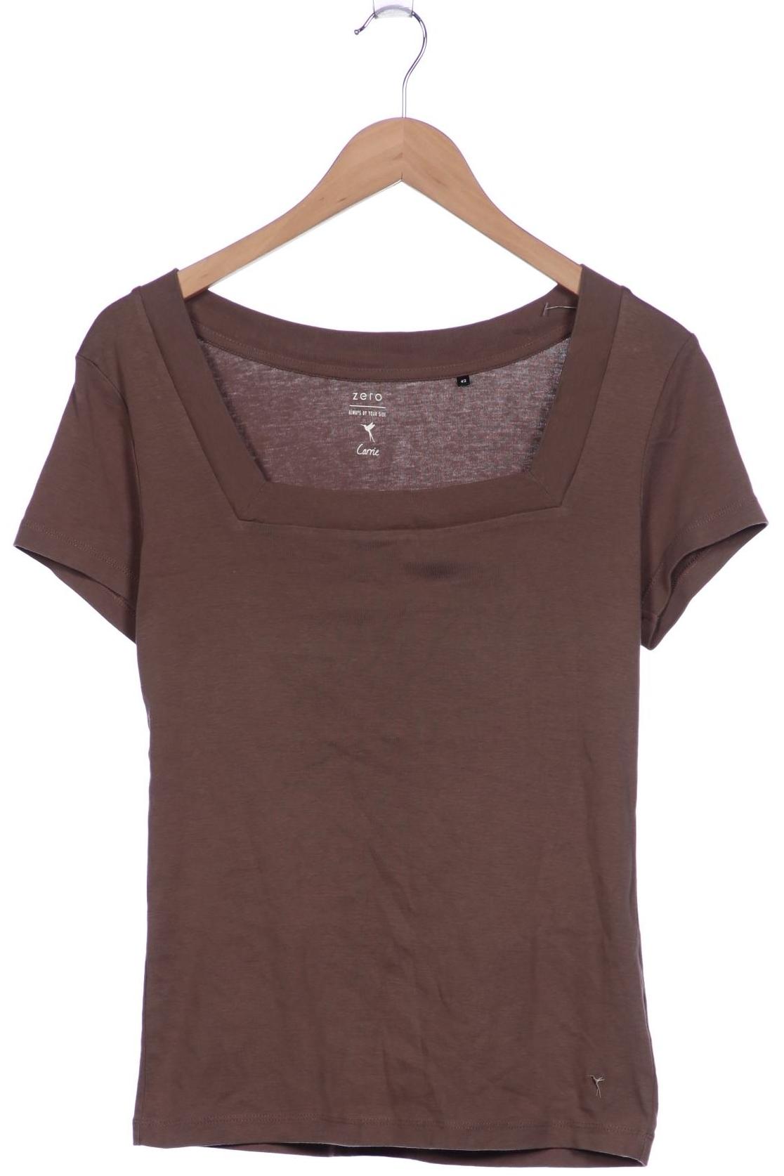 

Zero Damen T-Shirt, braun, Gr. 42