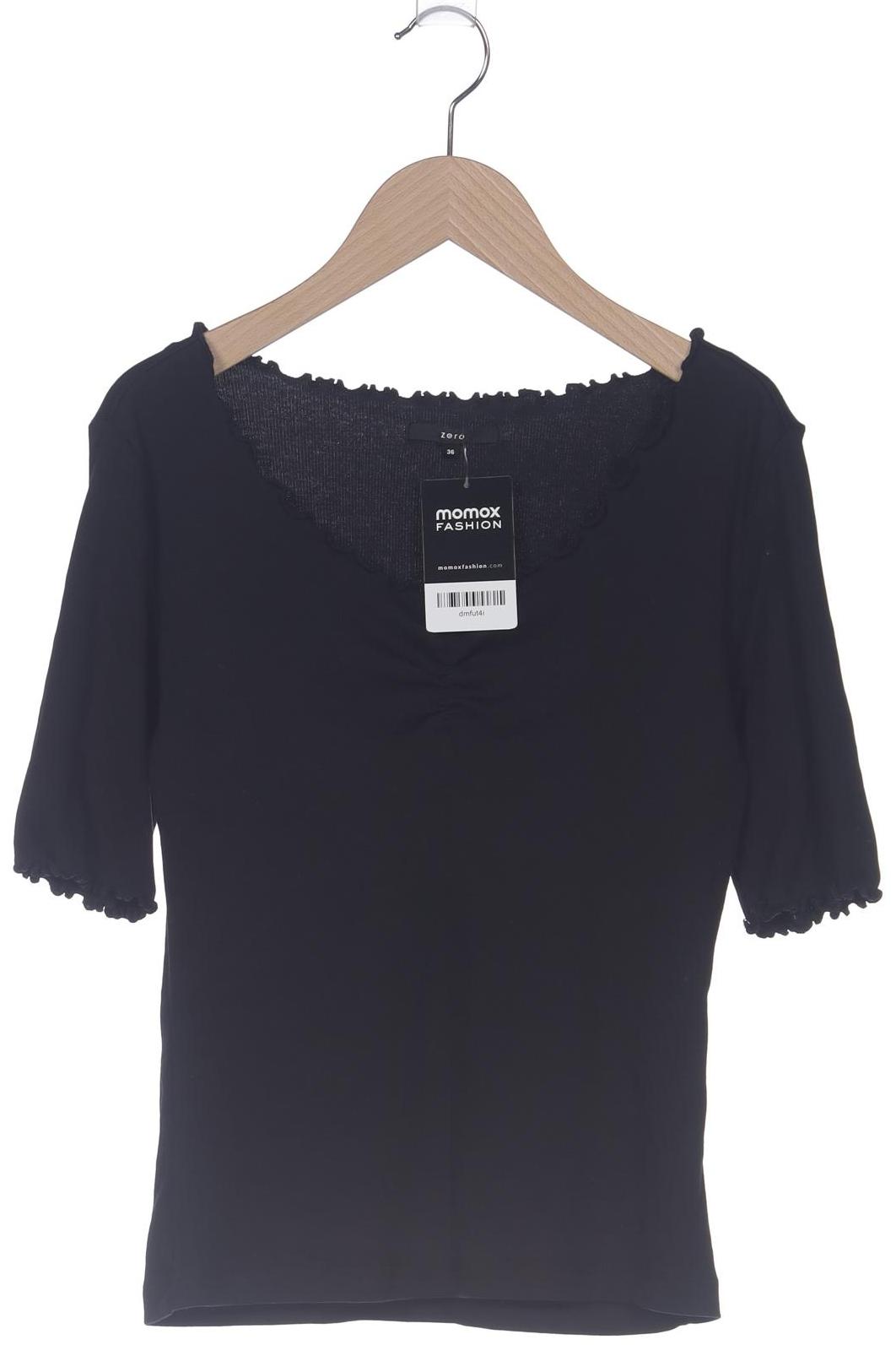

Zero Damen T-Shirt, schwarz, Gr. 36