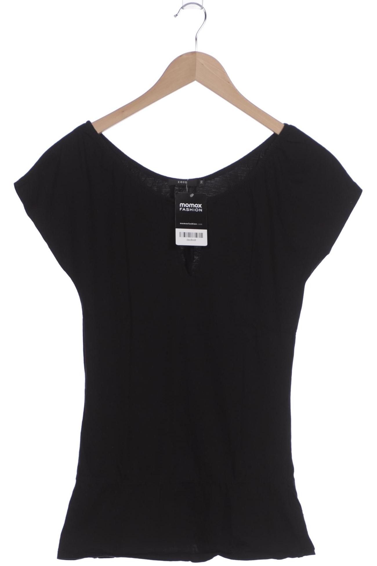 

Zero Damen T-Shirt, schwarz, Gr. 36