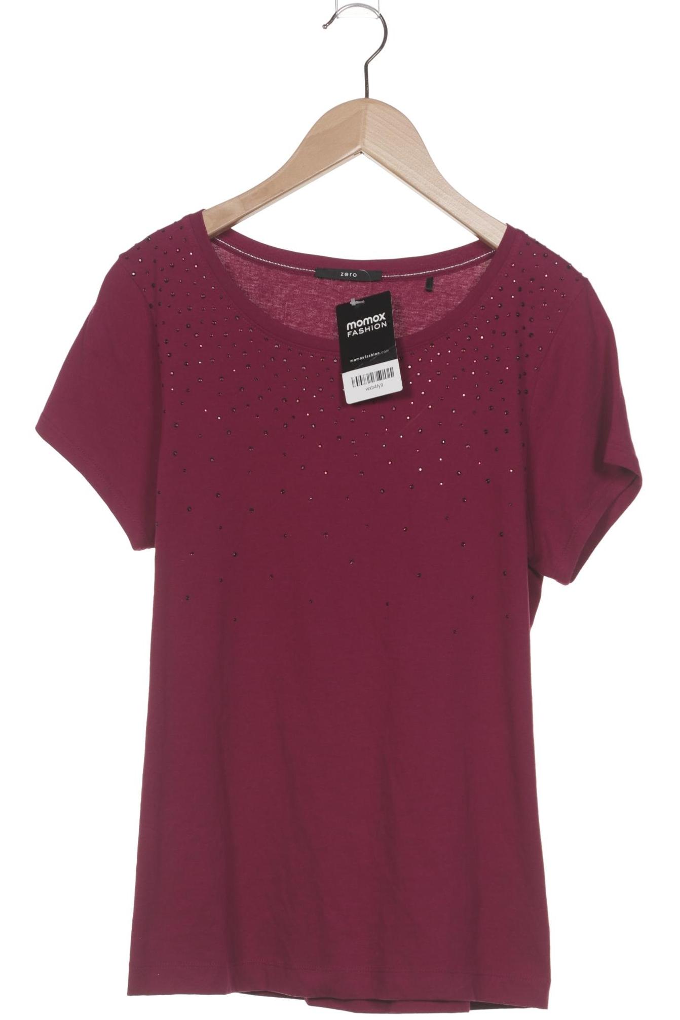 

Zero Damen T-Shirt, bordeaux, Gr. 40