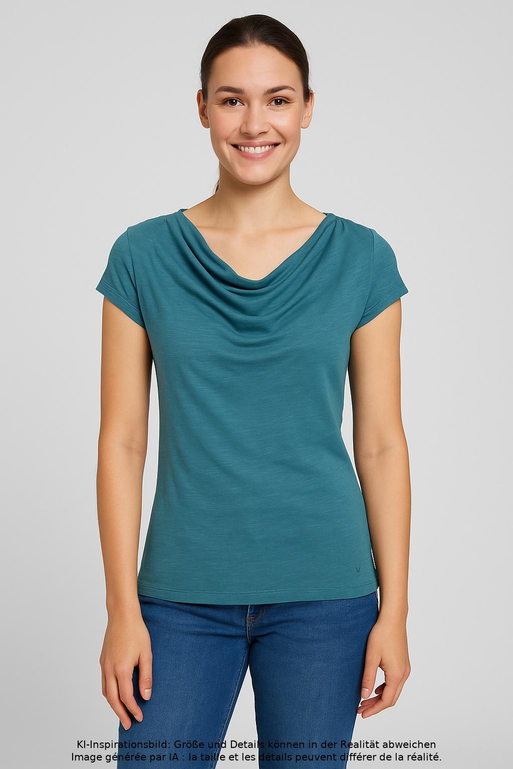 

Zero Damen T-Shirt, türkis, Gr. 36