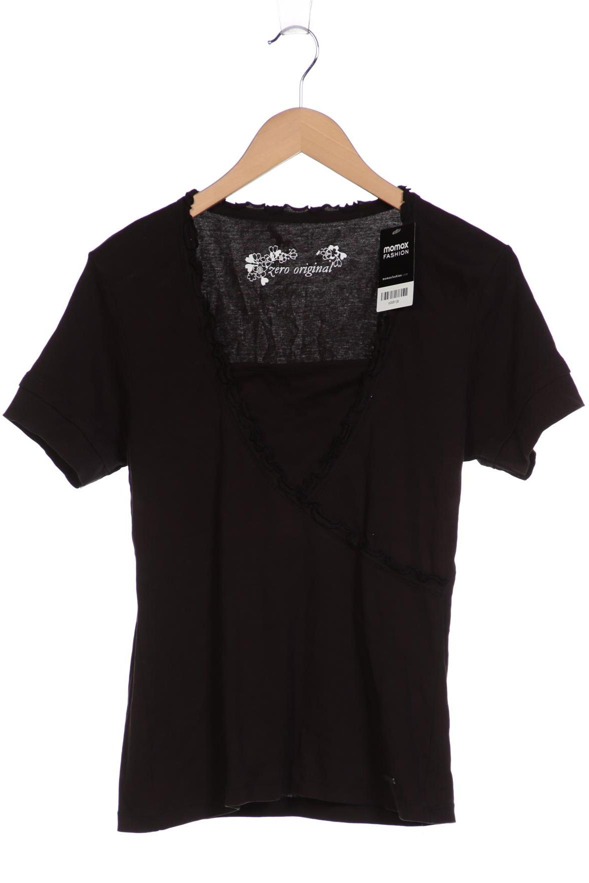 

Zero Damen T-Shirt, schwarz, Gr. 44