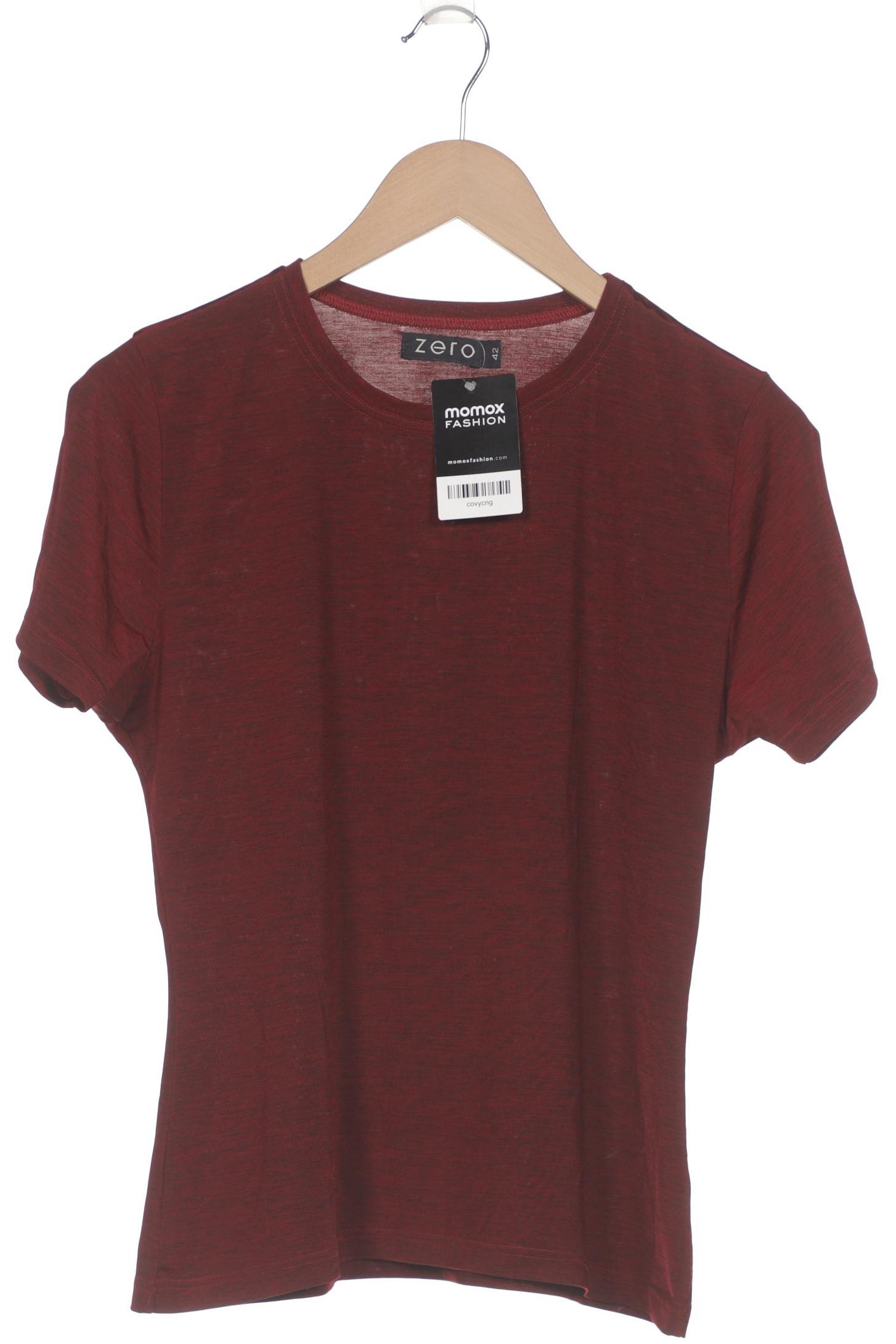 

Zero Damen T-Shirt, bordeaux, Gr. 42