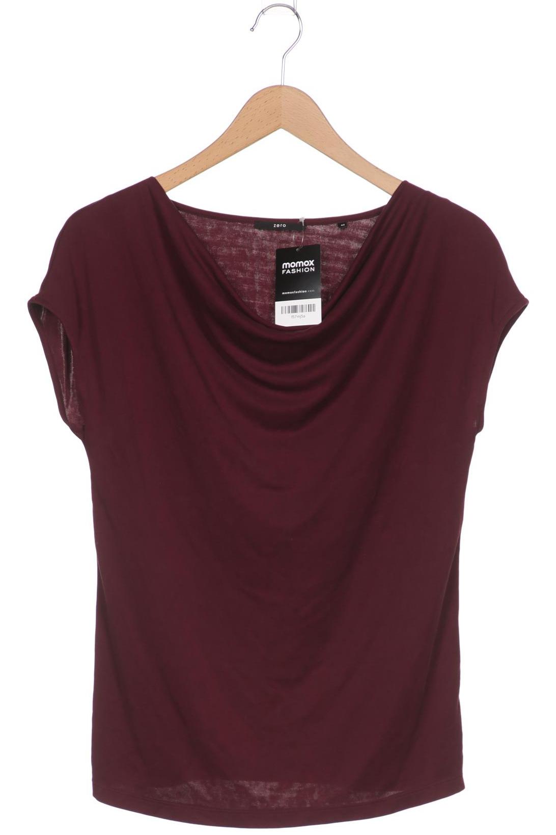 

Zero Damen T-Shirt, bordeaux, Gr. 40