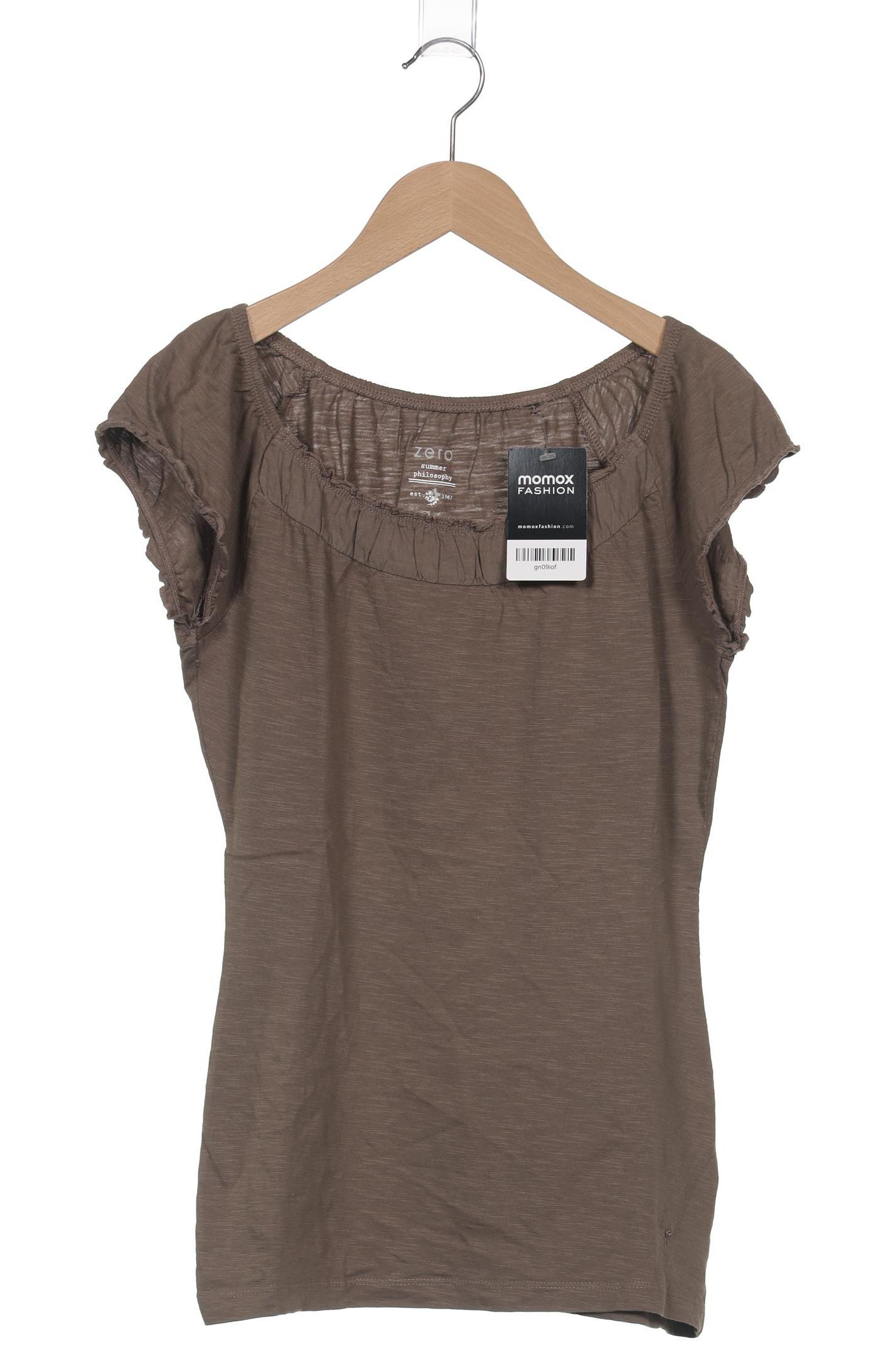 

Zero Damen T-Shirt, braun, Gr. 36