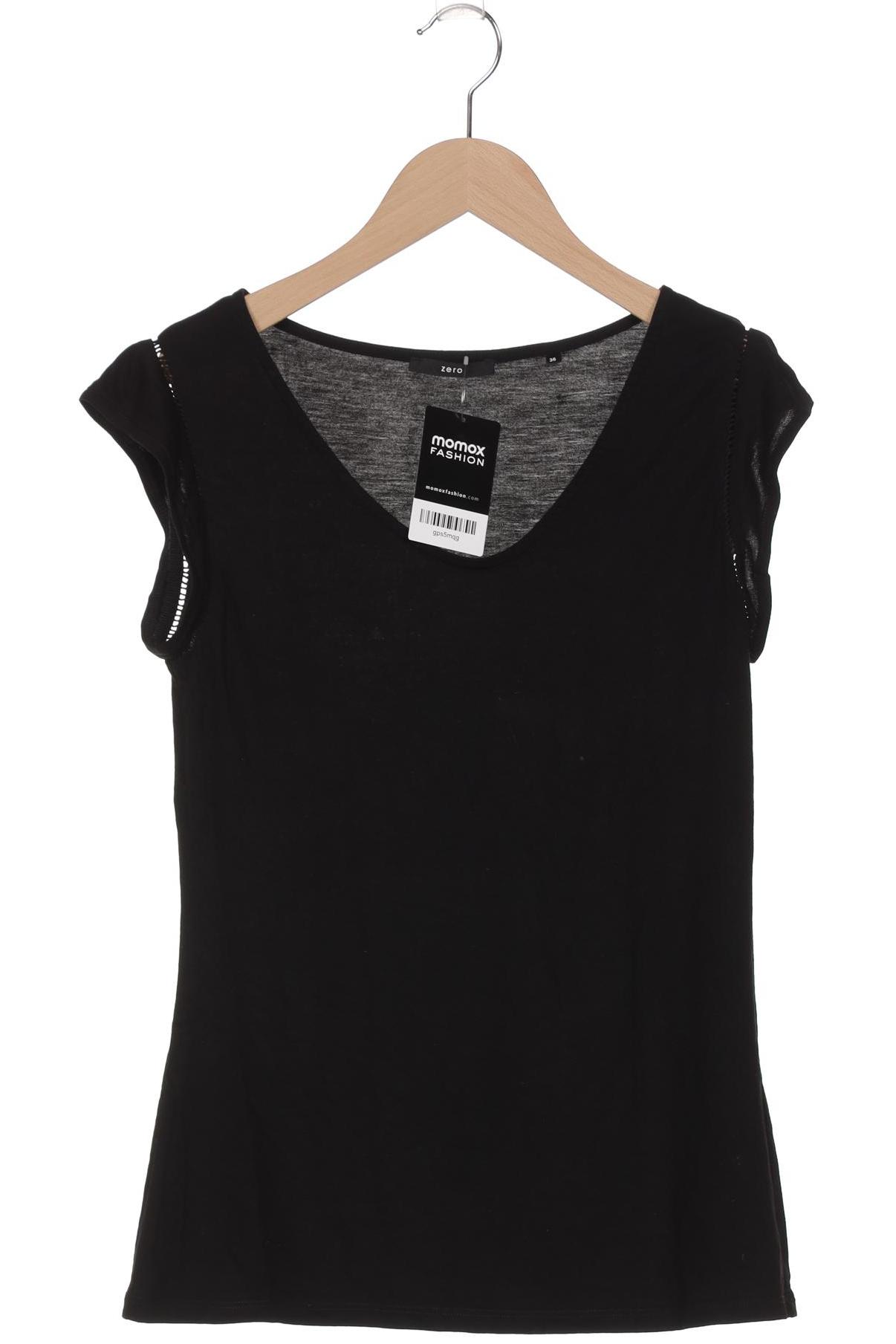 

Zero Damen T-Shirt, schwarz, Gr. 36